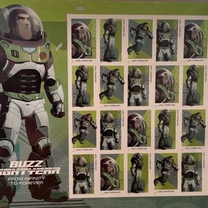 2022 SC#5709-5712 5712b, Go Beyond Buzz Lightyear fsheet (20 Stamps) MNH